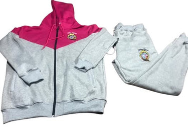 International Luxe Tracksuit (Pink & Grey Edition)
