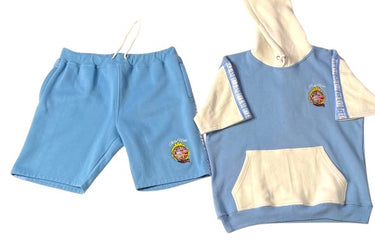 “It’s The World” Cloud Blue Hoodie Set