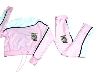 Power &amp Prestige Tracksuit (Pink & White Edition)