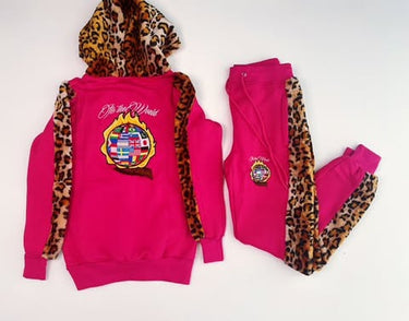 Premium Fur-Trimmed Tracksuit