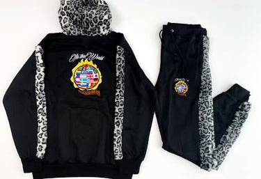 Premium Fur-Trimmed Tracksuit