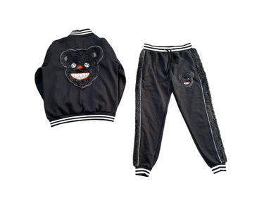 Premium Fur-Trimmed Tracksuit