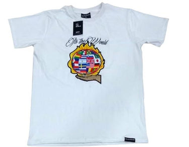 Global Flame White Tee